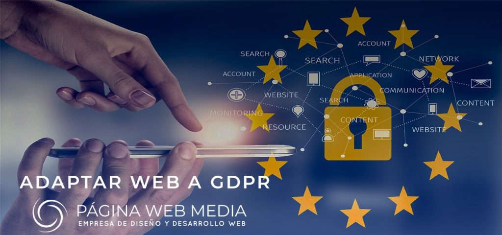 Páginas web y protección de datos GDPR