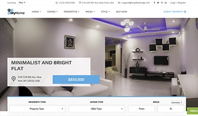 examples of real estate websites