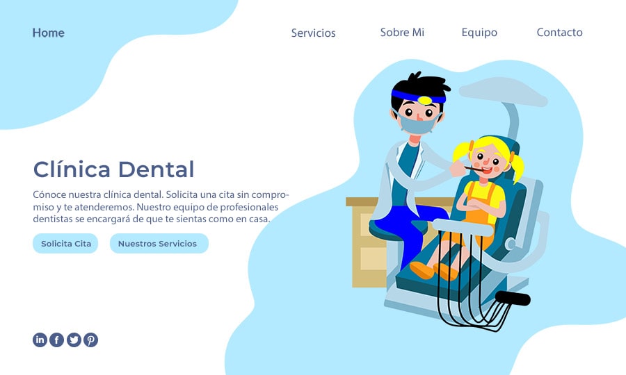 página web para dentistas