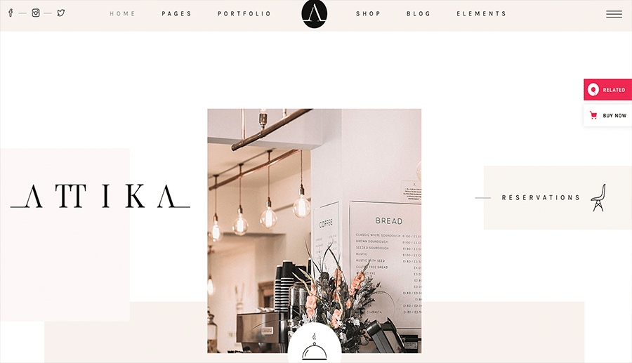 web design for coffee shops
