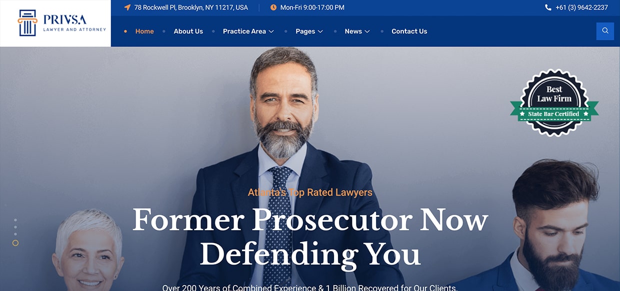 build your own lawyer website